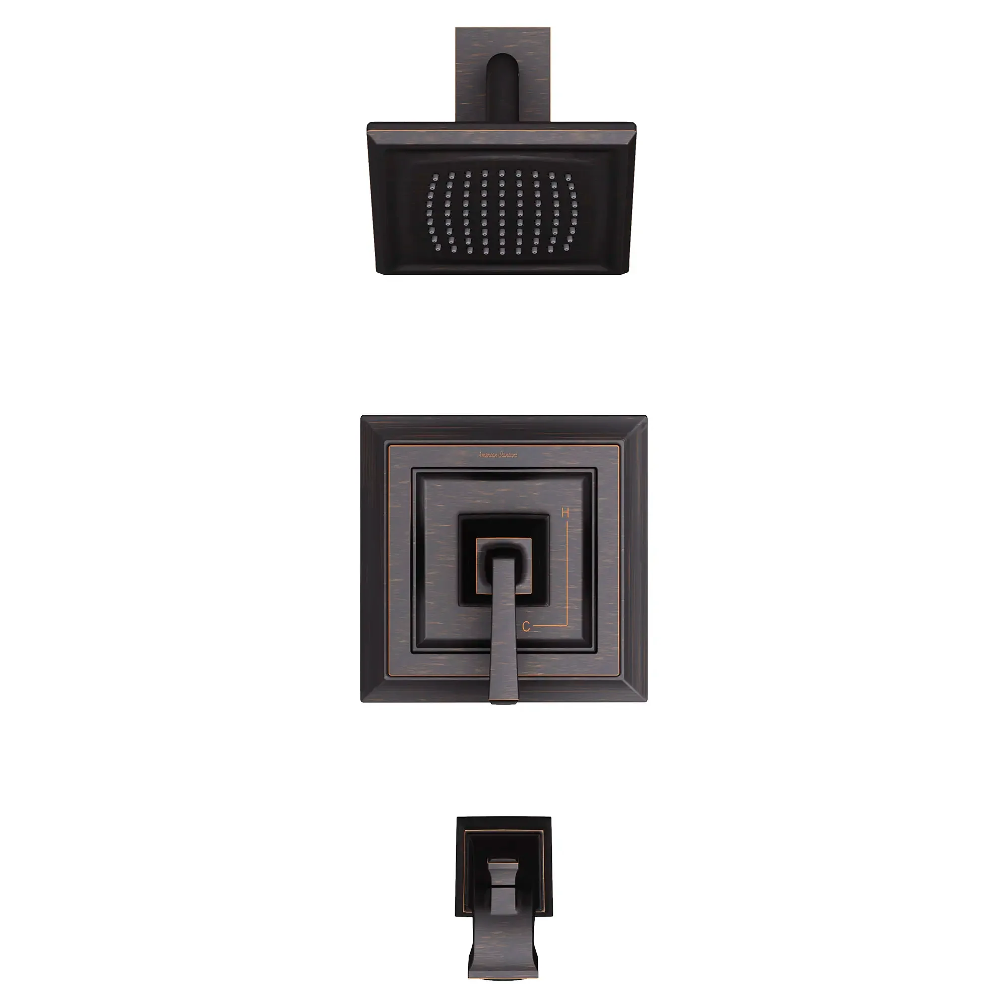 Town Square S 1.75 gpm/6.8 L/min Tub and Shower Trim Kit With Water-Saving Showerhead, Double Ceramic Pressure Balance Cartridge With Lever Handle - Image 25