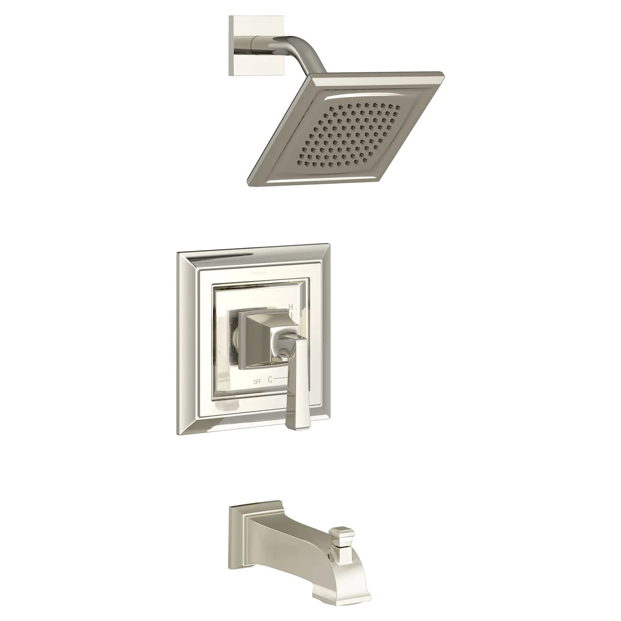 Town Square S 2.5 gpm/9.5 L/min Shower Trim Kit With Single Function Showerhead, Double Ceramic Pressure Balance Cartridge With Lever Handle - Image 21