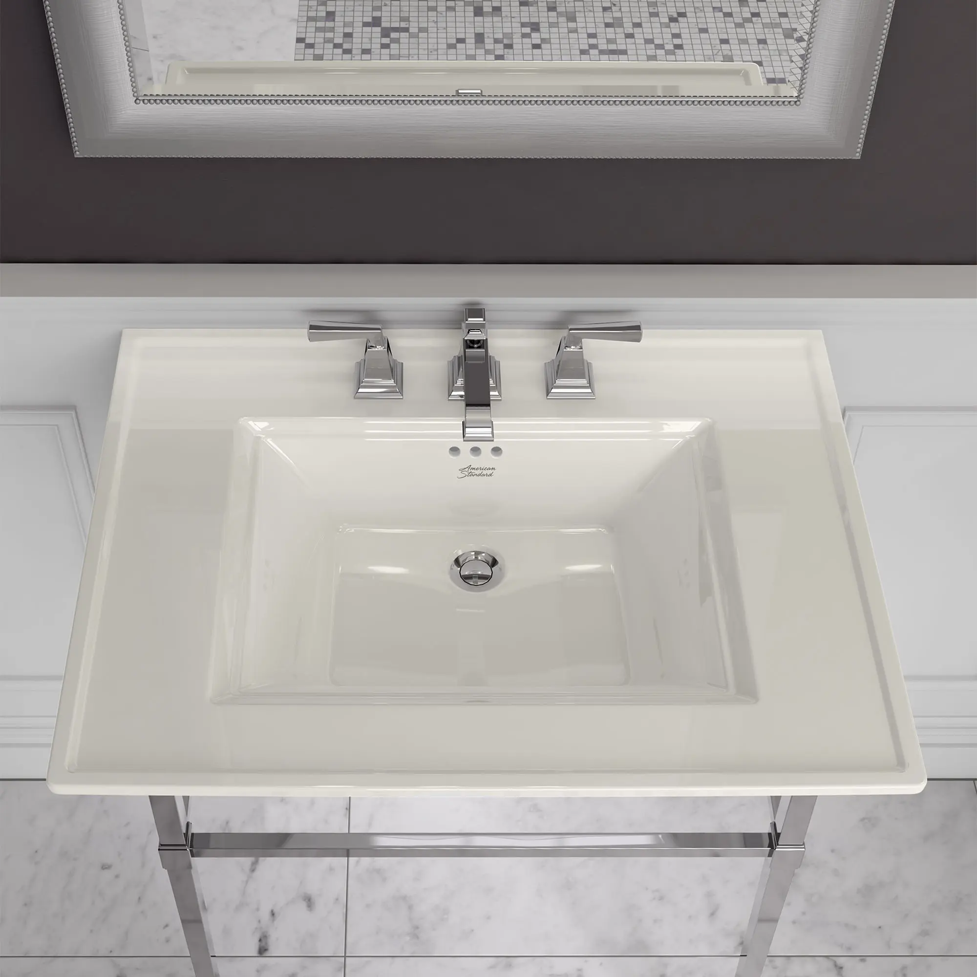 Town Square® S 8-Inch Widespread Pedestal Sink Top - Image 5