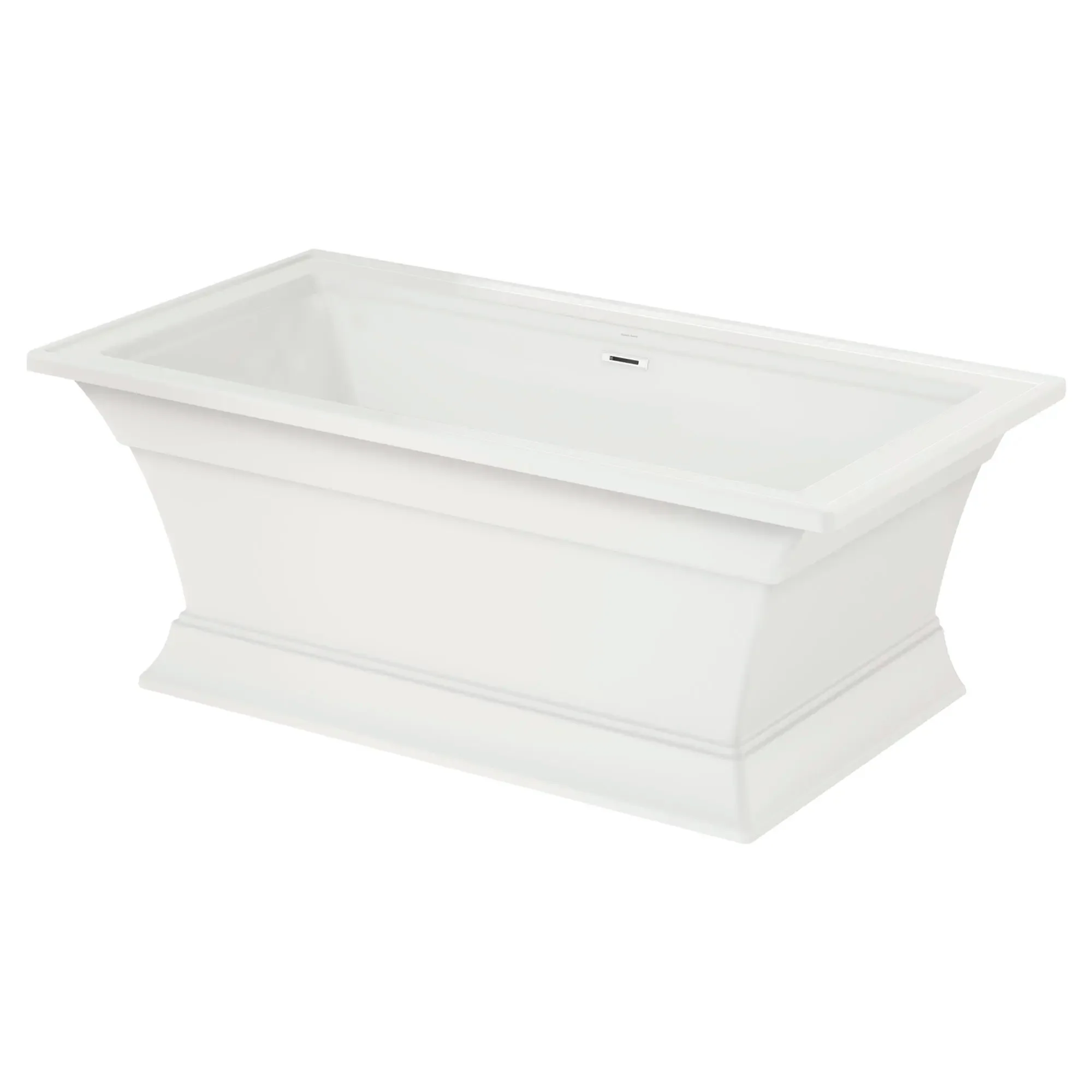 Town Square® S 68 x 36-Inch Freestanding Bathtub Center Drain With Integrated Overflow - Image 3