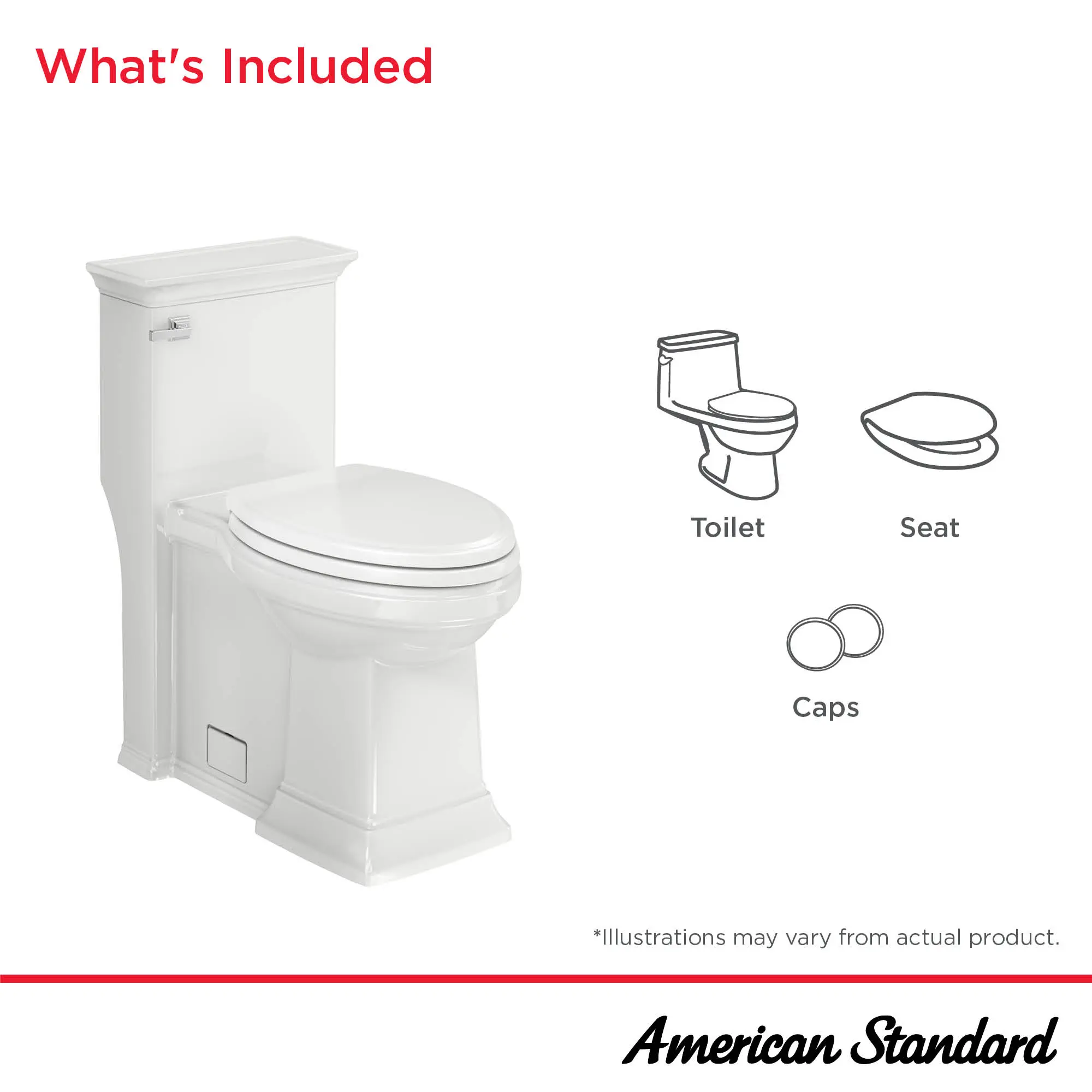 Town Square® S One-Piece 1.28 gpf/4.8 Lpf Chair Height Elongated Toilet With Seat - Image 13