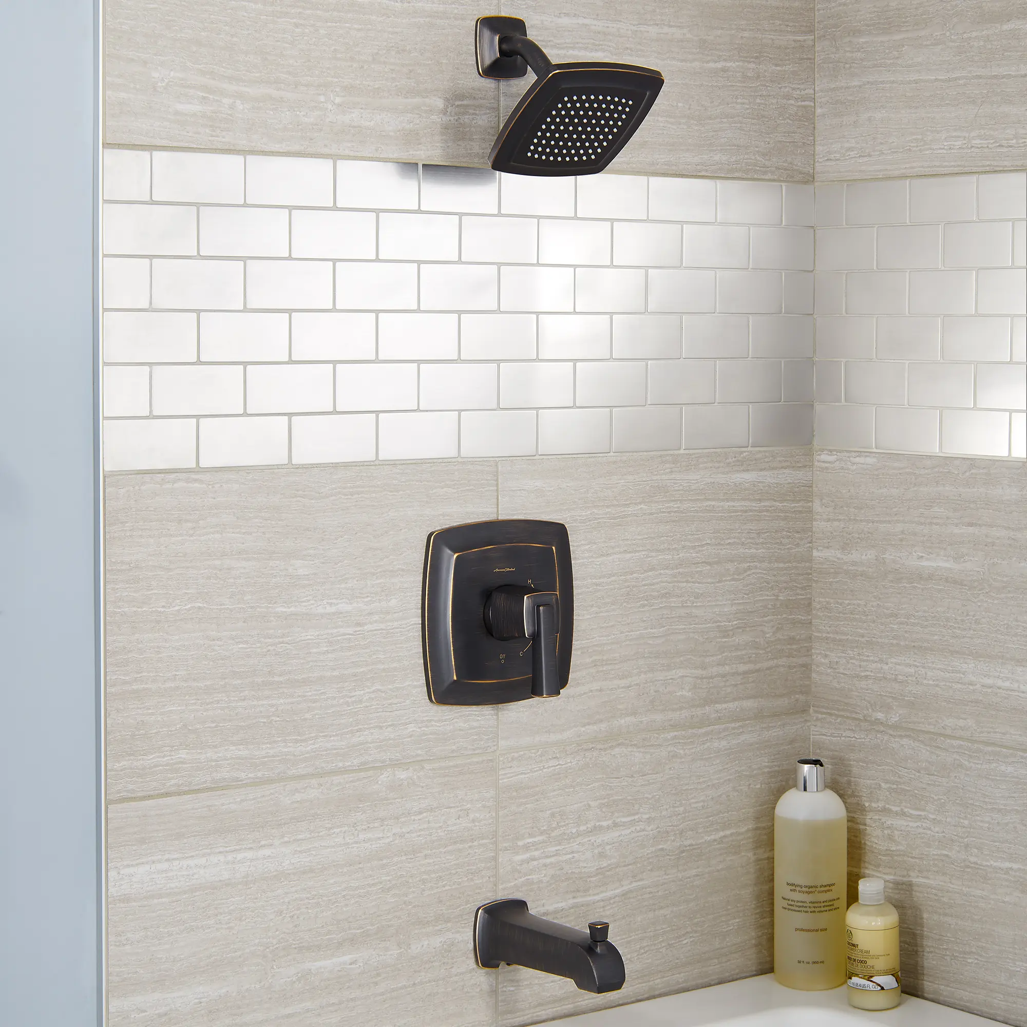 Townsend 1.75 Tub and Shower Trim Kit with Water-Saving Showerhead and Lever Handle - Image 4