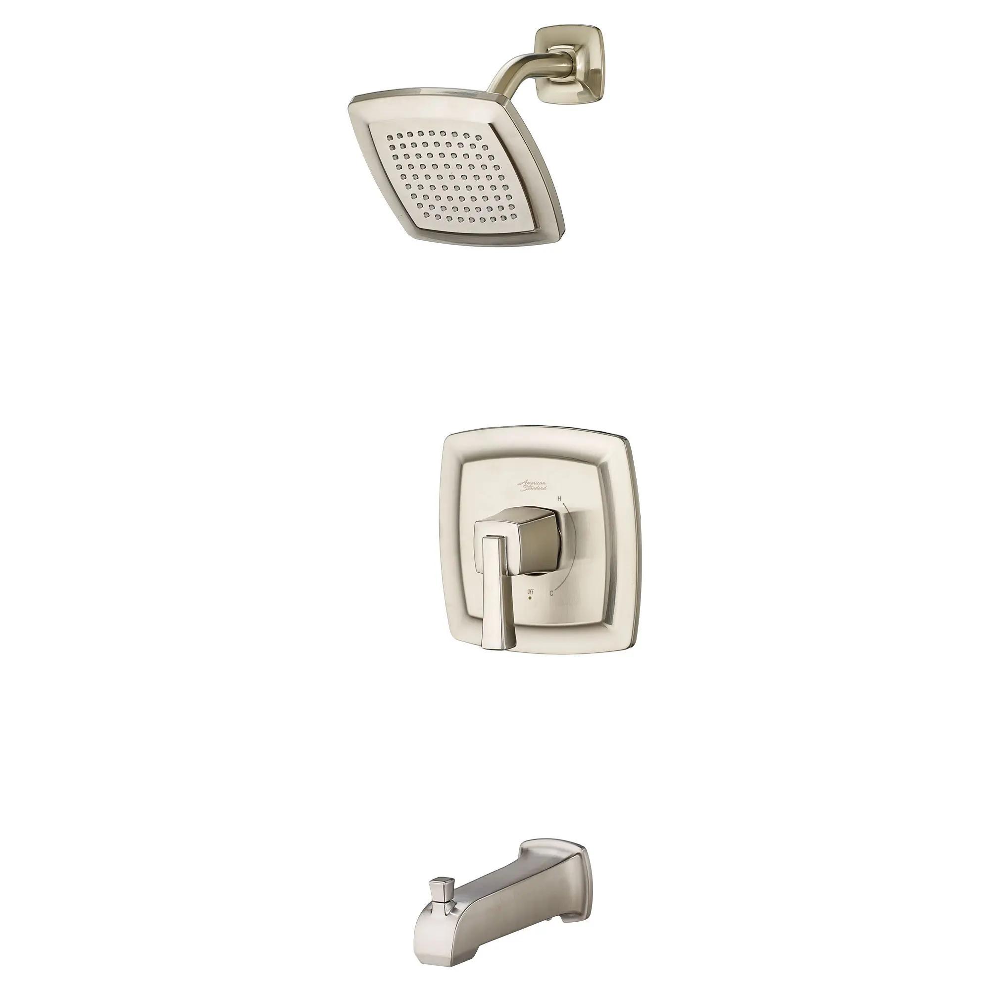 Townsend® 2.5 gpm/9.5L/min Tub and Shower Trim Kit With Rain Showerhead, Double Ceramic Pressure Balance Cartridge With Lever Handle - Image 19