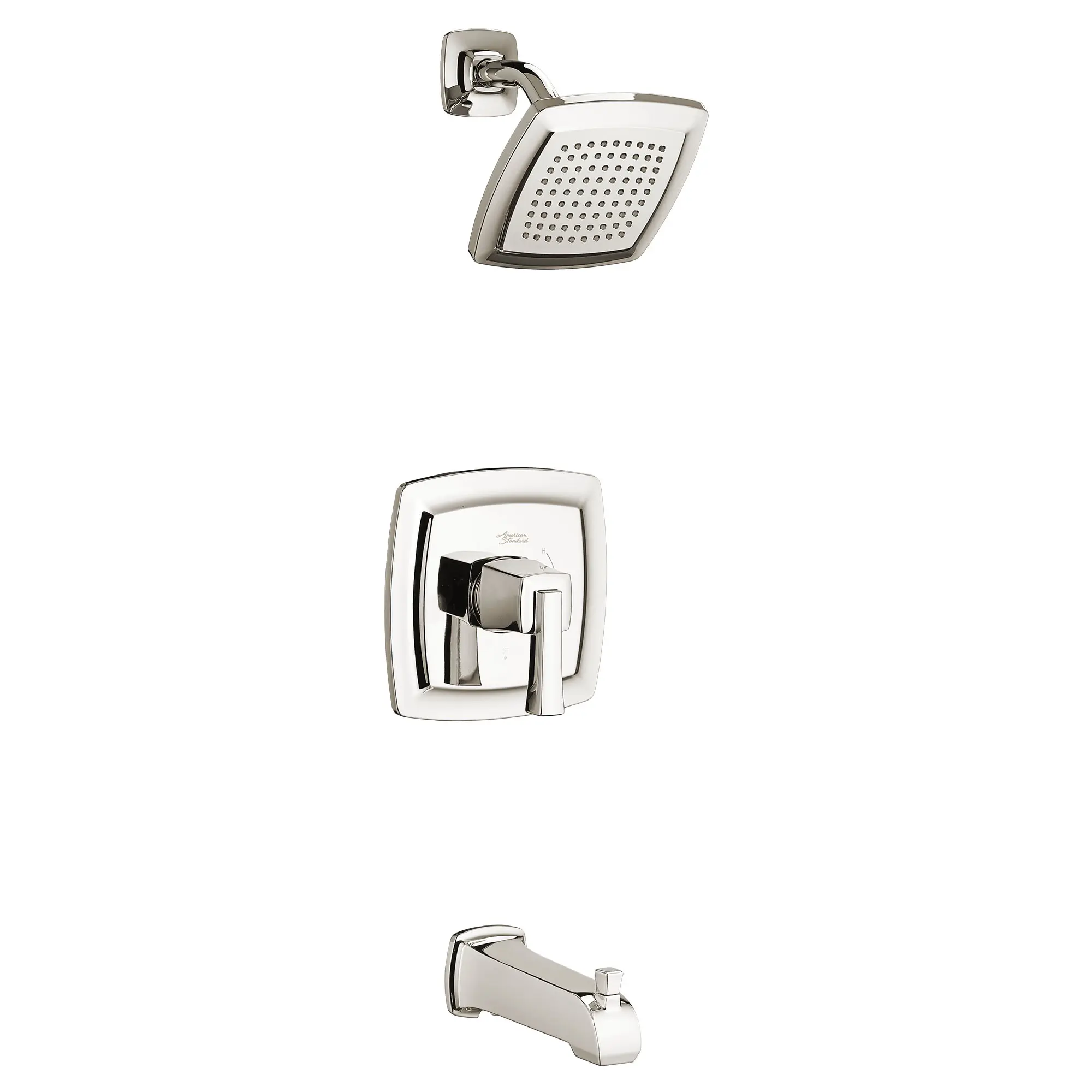 Townsend® 2.5 gpm/9.5L/min Tub and Shower Trim Kit With Rain Showerhead, Double Ceramic Pressure Balance Cartridge With Lever Handle - Image 20