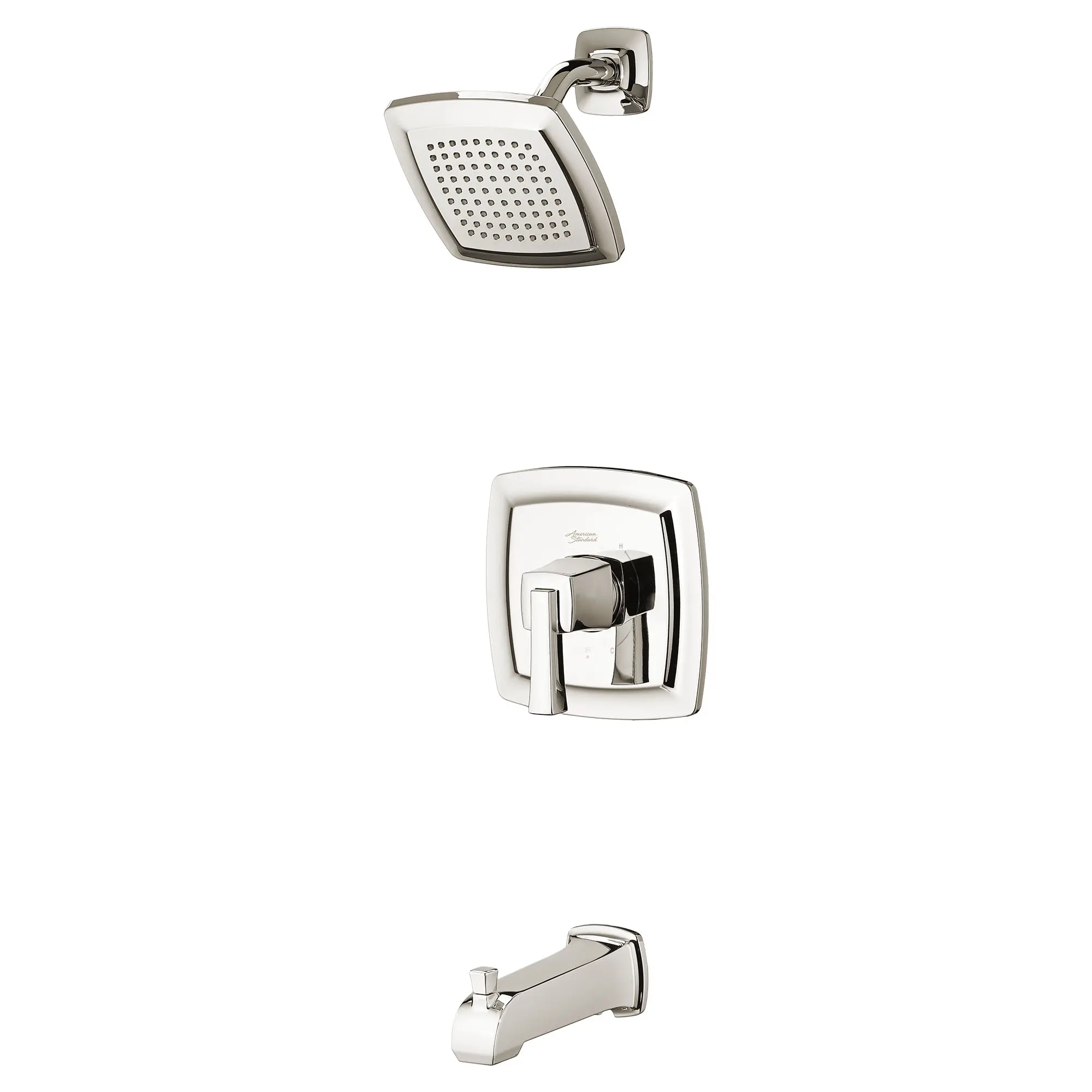 Townsend® 2.5 gpm/9.5L/min Tub and Shower Trim Kit With Rain Showerhead, Double Ceramic Pressure Balance Cartridge With Lever Handle - Image 21