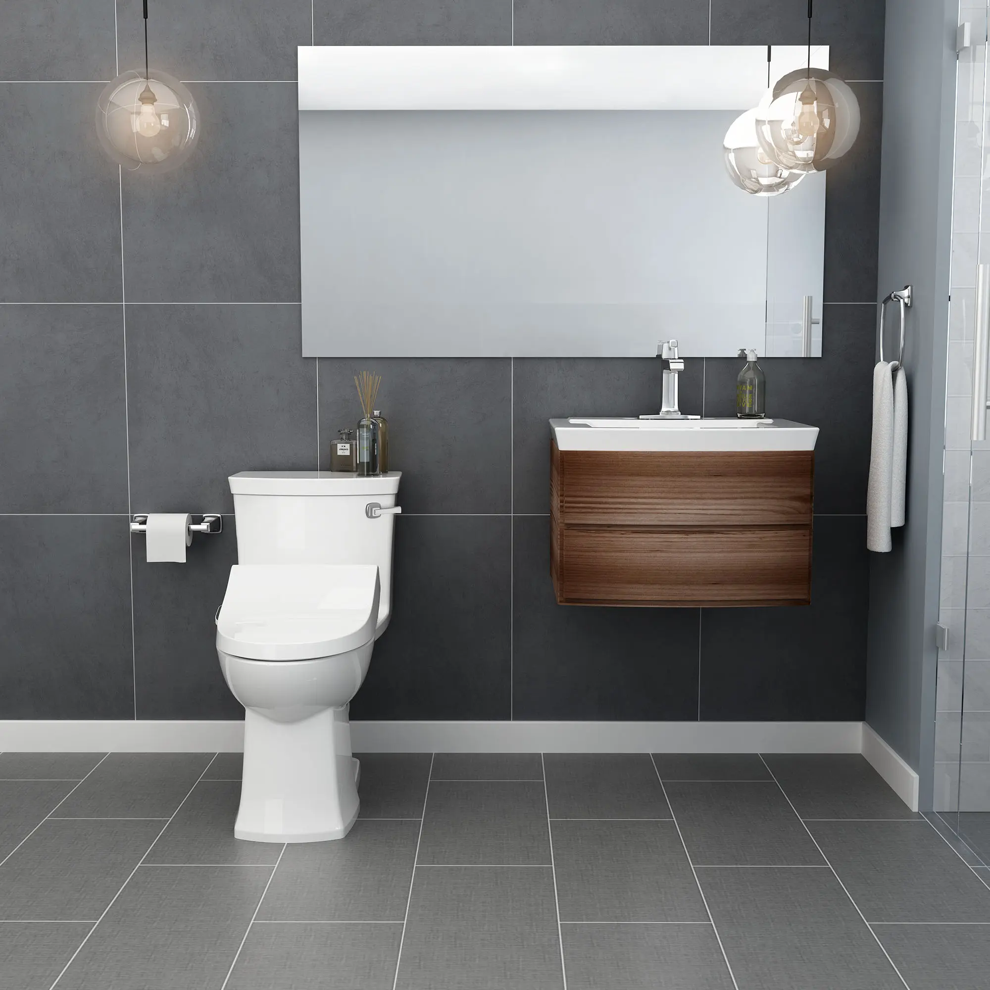 Townsend® VorMax® One-Piece 1.28 gpf/4.8 Lpf Chair Height Right-Hand Trip Lever Elongated Toilet With Seat - Image 10