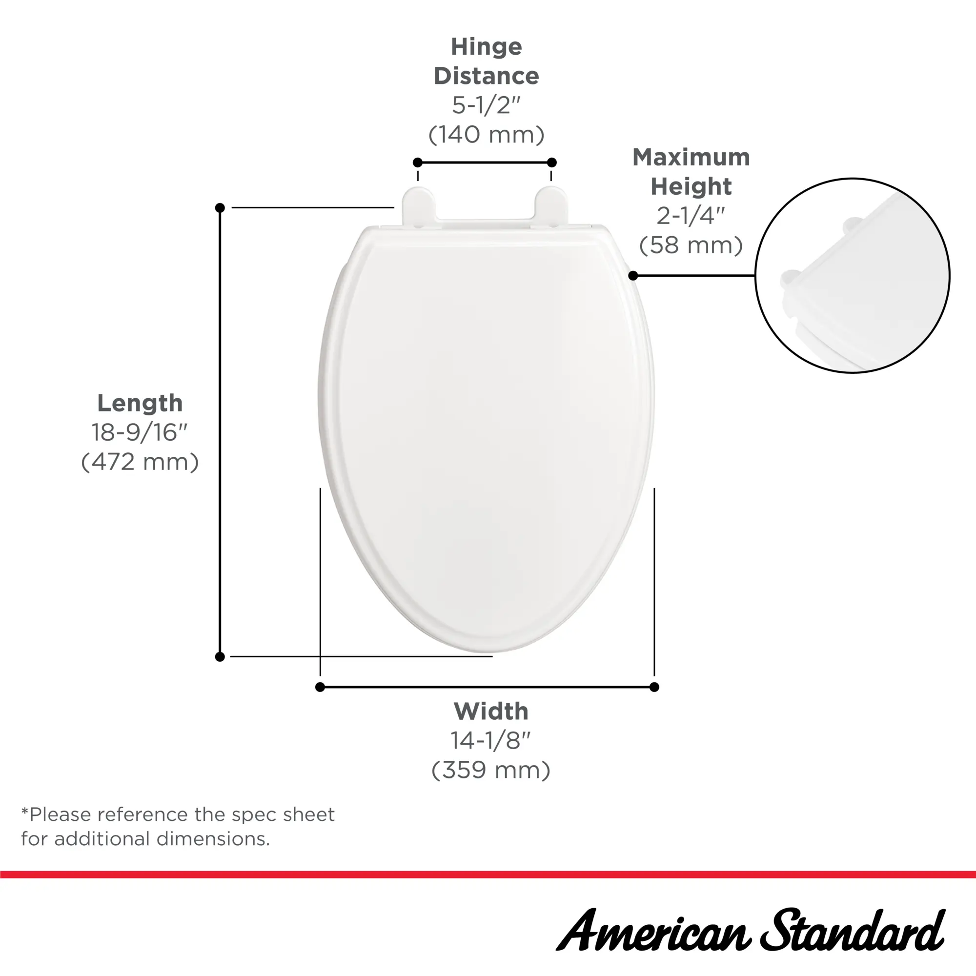 Traditional Slow-Close & Easy Lift-Off Elongated Toilet Seat - Image 19