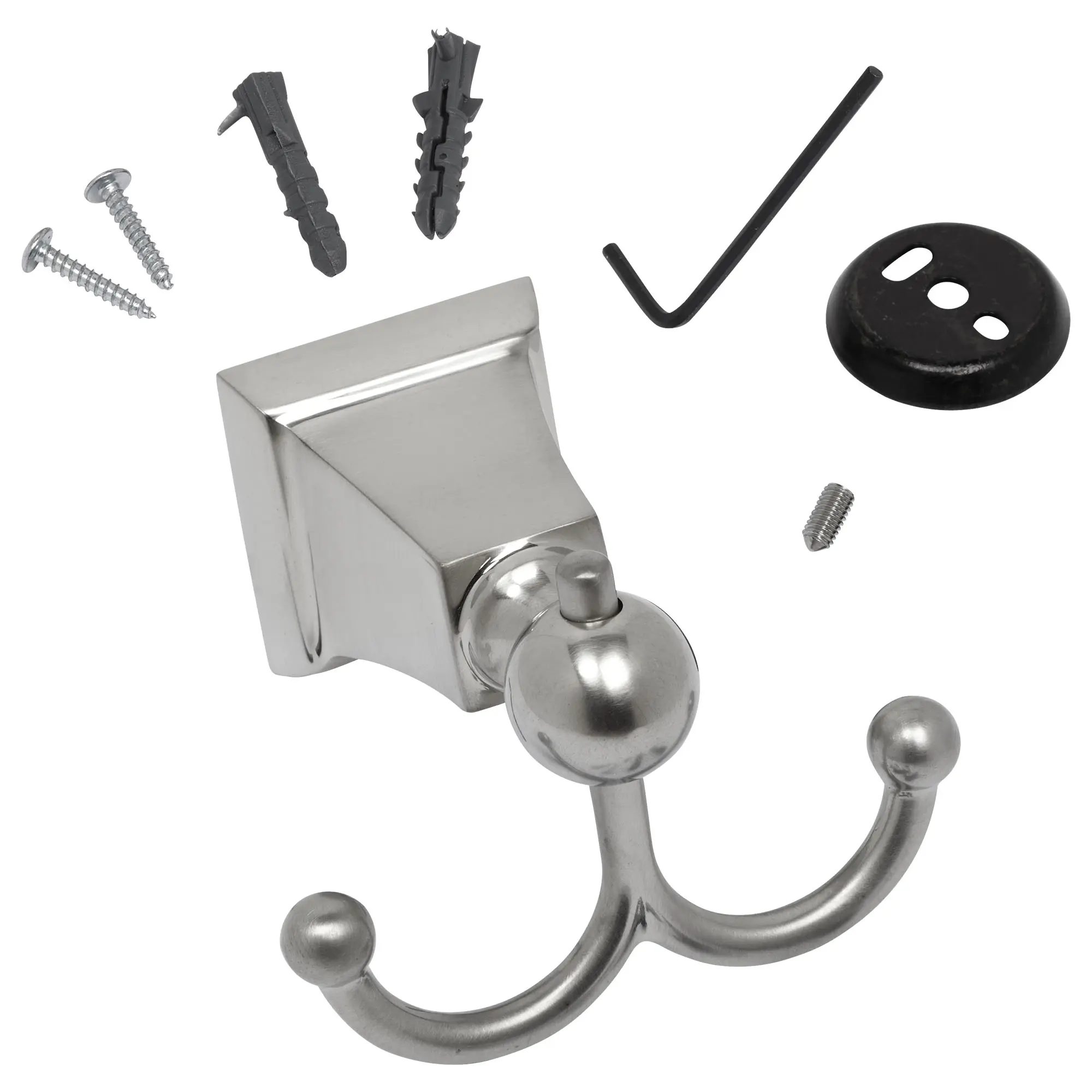 Traditional Square Double Robe Hook - Image 6