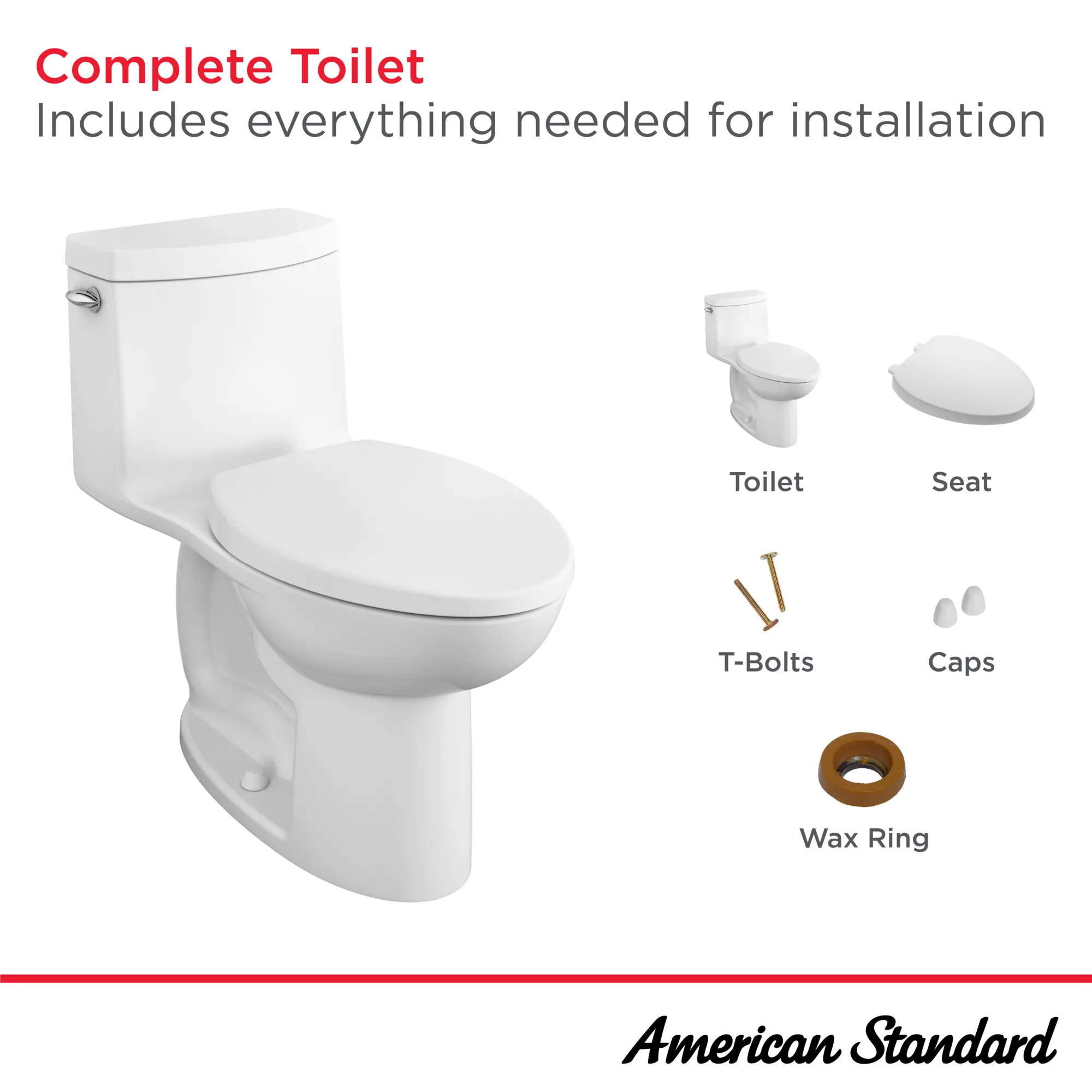 Transform One-Piece 1.28 gpf/4.8 Lpf Chair Height Elongated Toilet With Seat - Image 13