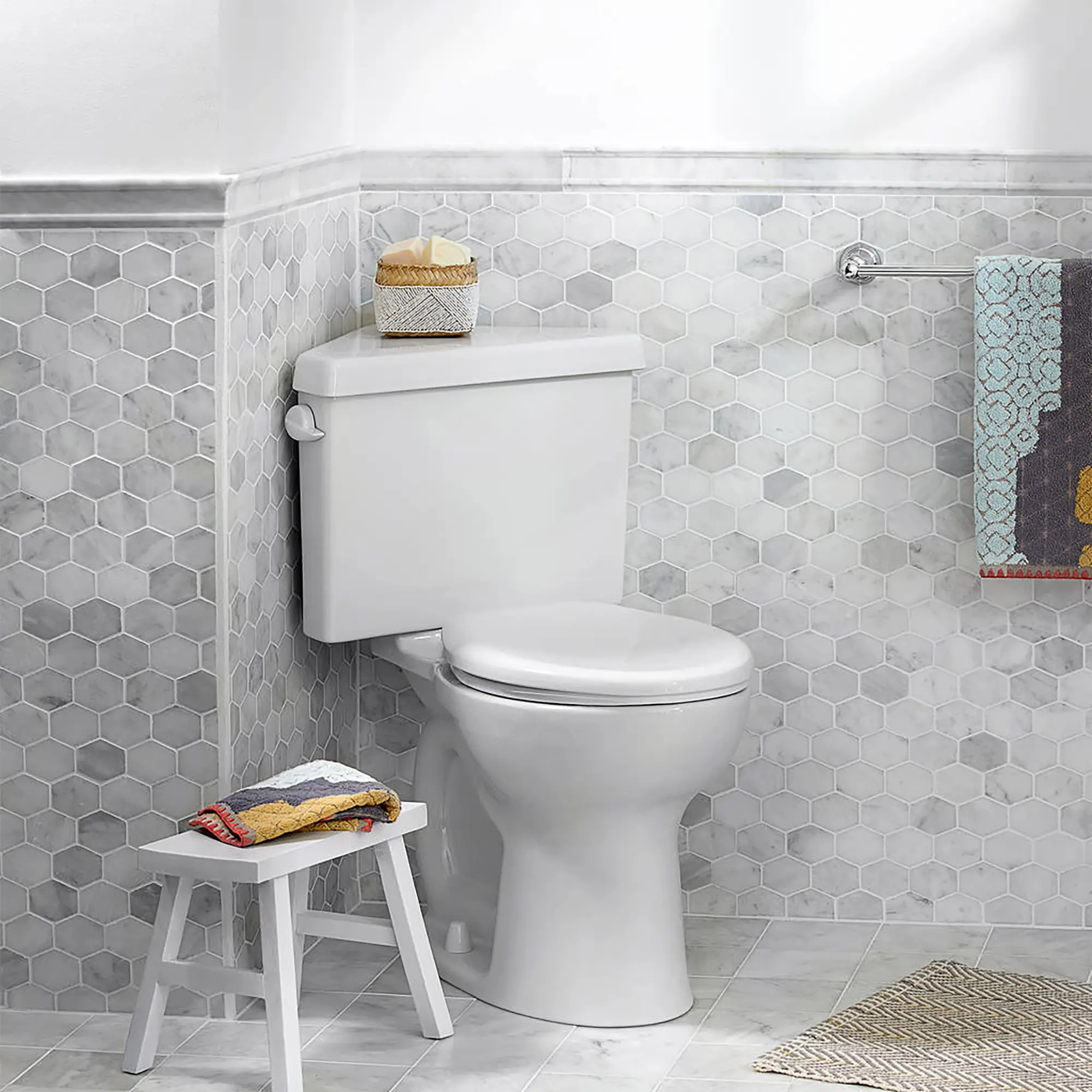 Triangle Cadet® PRO Two-Piece 1.28 gpf/4.8 Lpf Chair Height Elongated Toilet - Image 5
