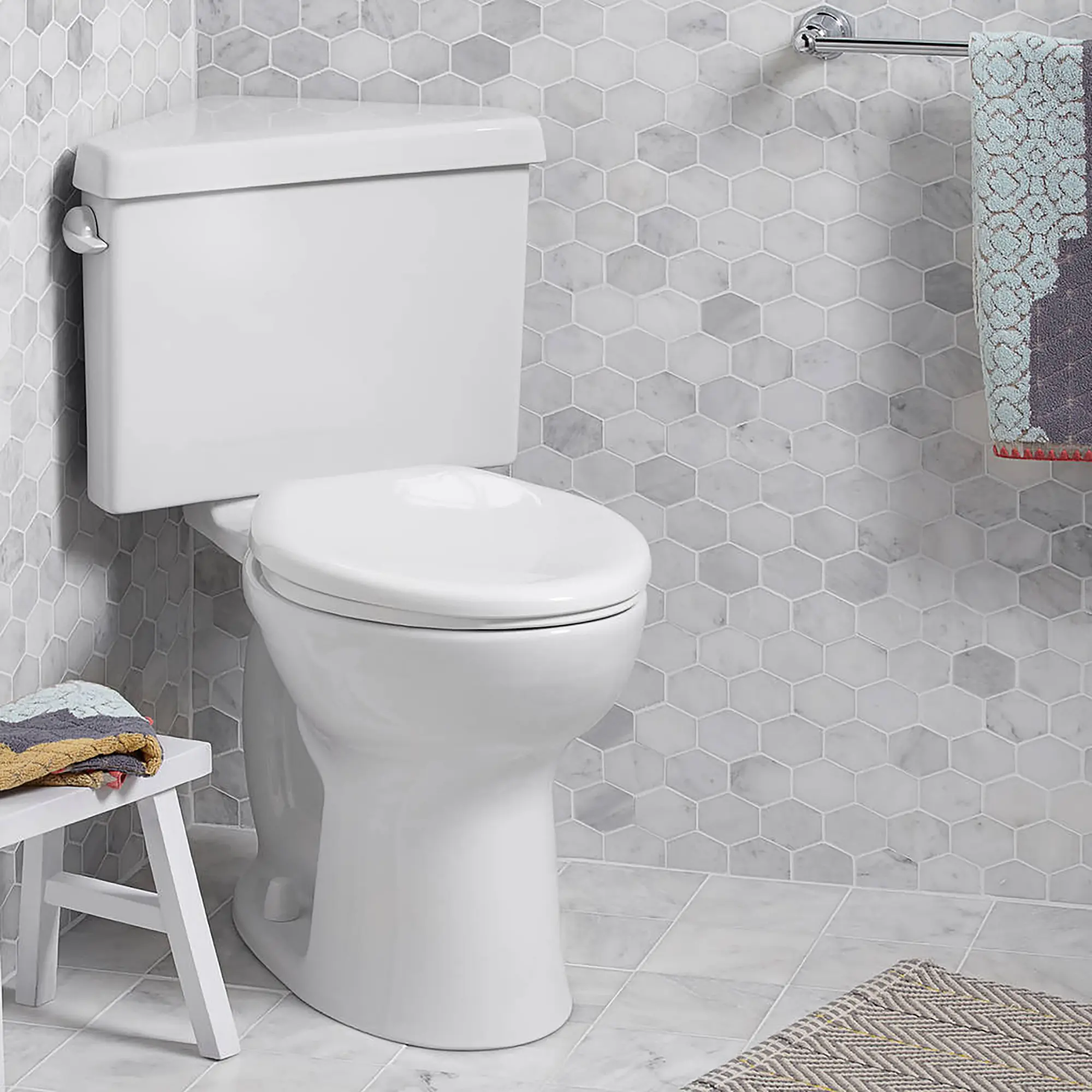 Triangle Cadet® PRO Two-Piece 1.28 gpf/4.8 Lpf Chair Height Elongated Toilet - Image 6