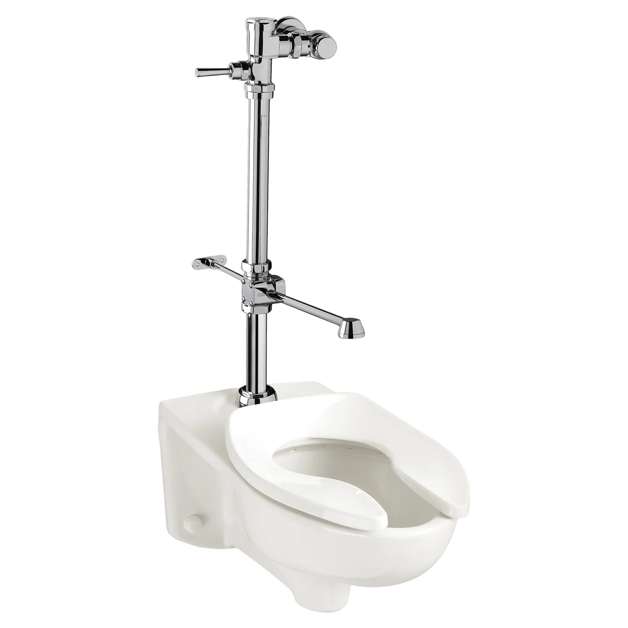 Ultima Manual Flush Valve With Bedpan Washer Assembly, Straight Tube, 1.28 gpf/4.8 Lpf - Image 3