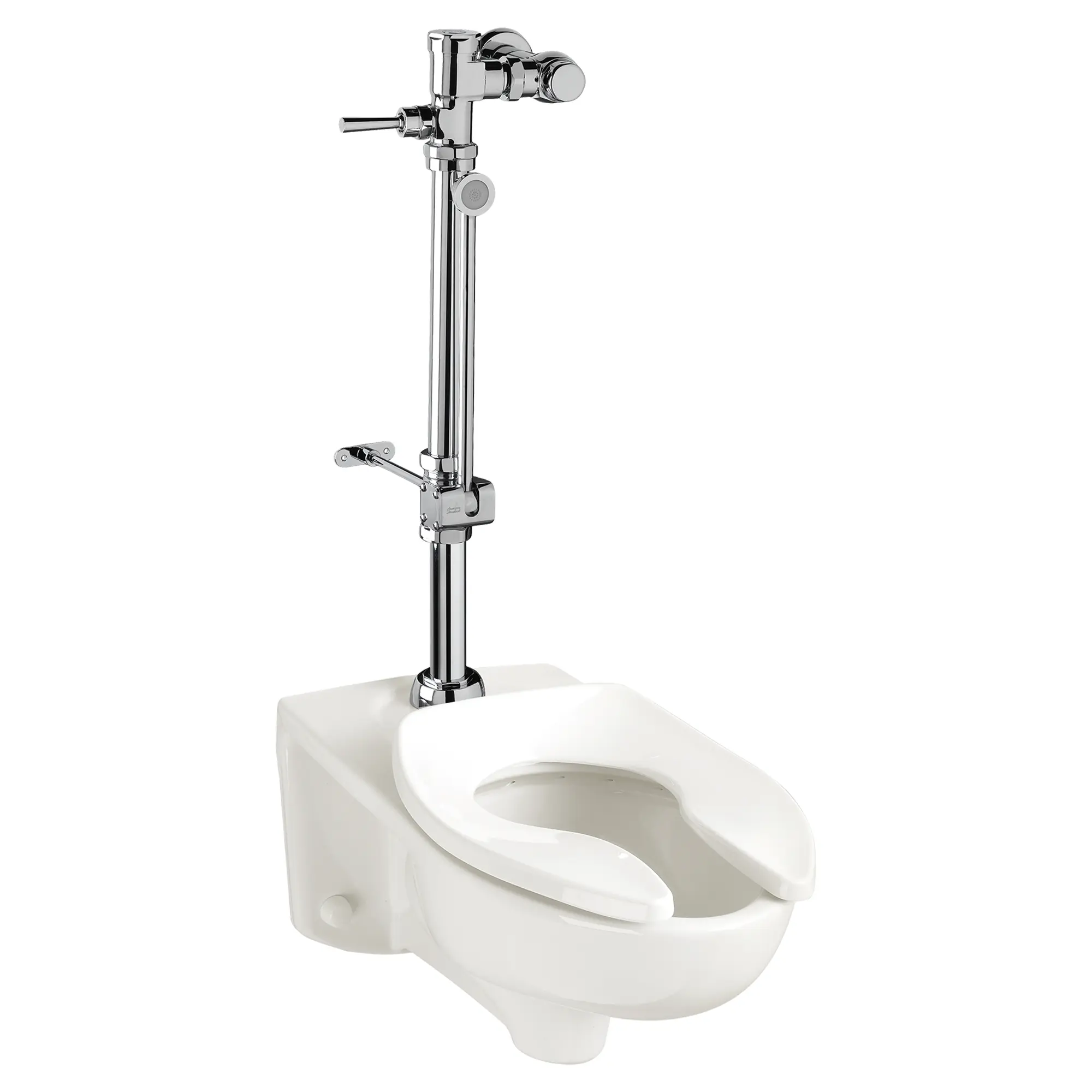 Ultima Manual Flush Valve With Bedpan Washer Assembly, Straight Tube, 1.28 gpf/4.8 Lpf - Image 4