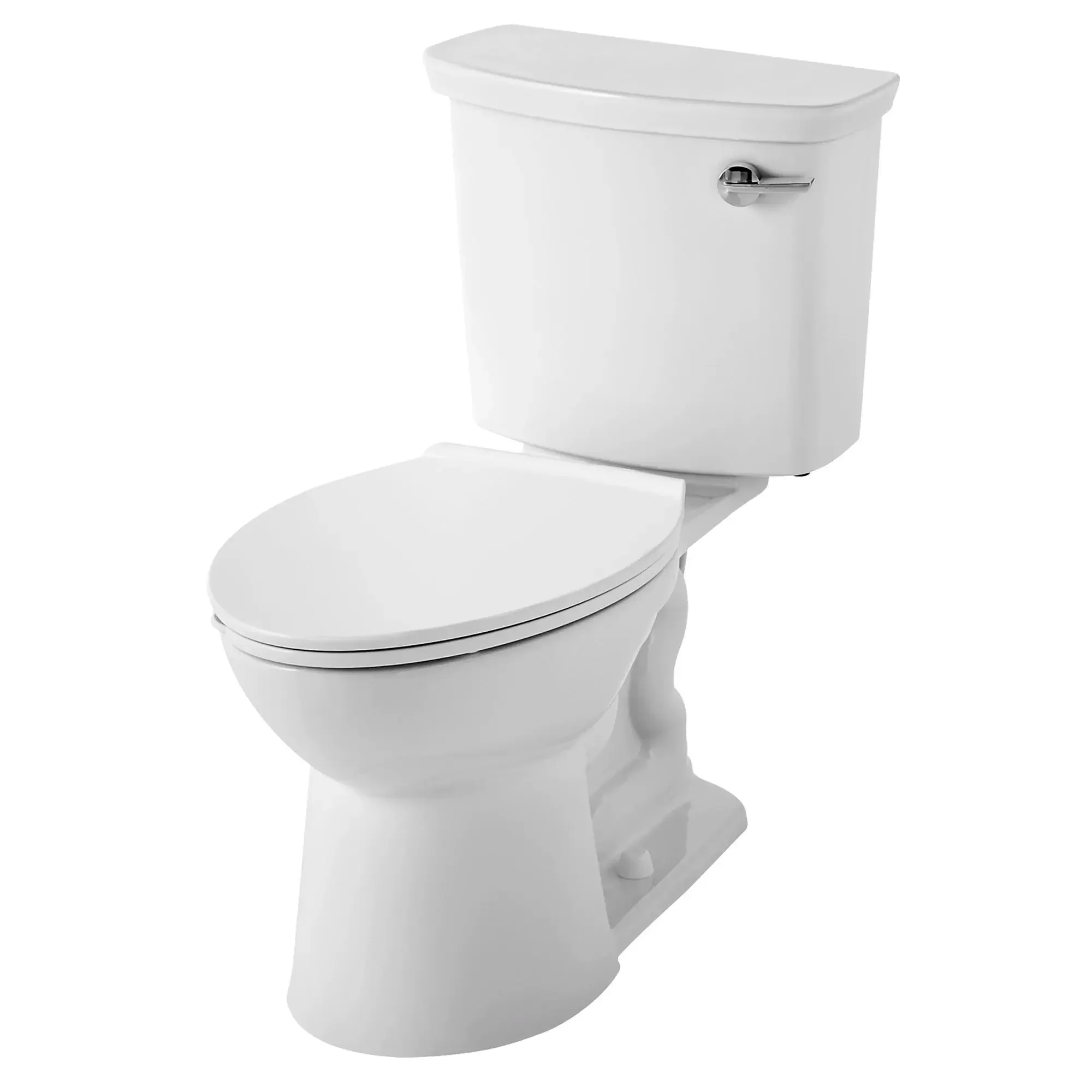 VorMax® Two-Piece 1.0 gpf/3.8 Lpf Chair Height Right-Hand Trip Lever Elongated Toilet Less Seat - Image 14