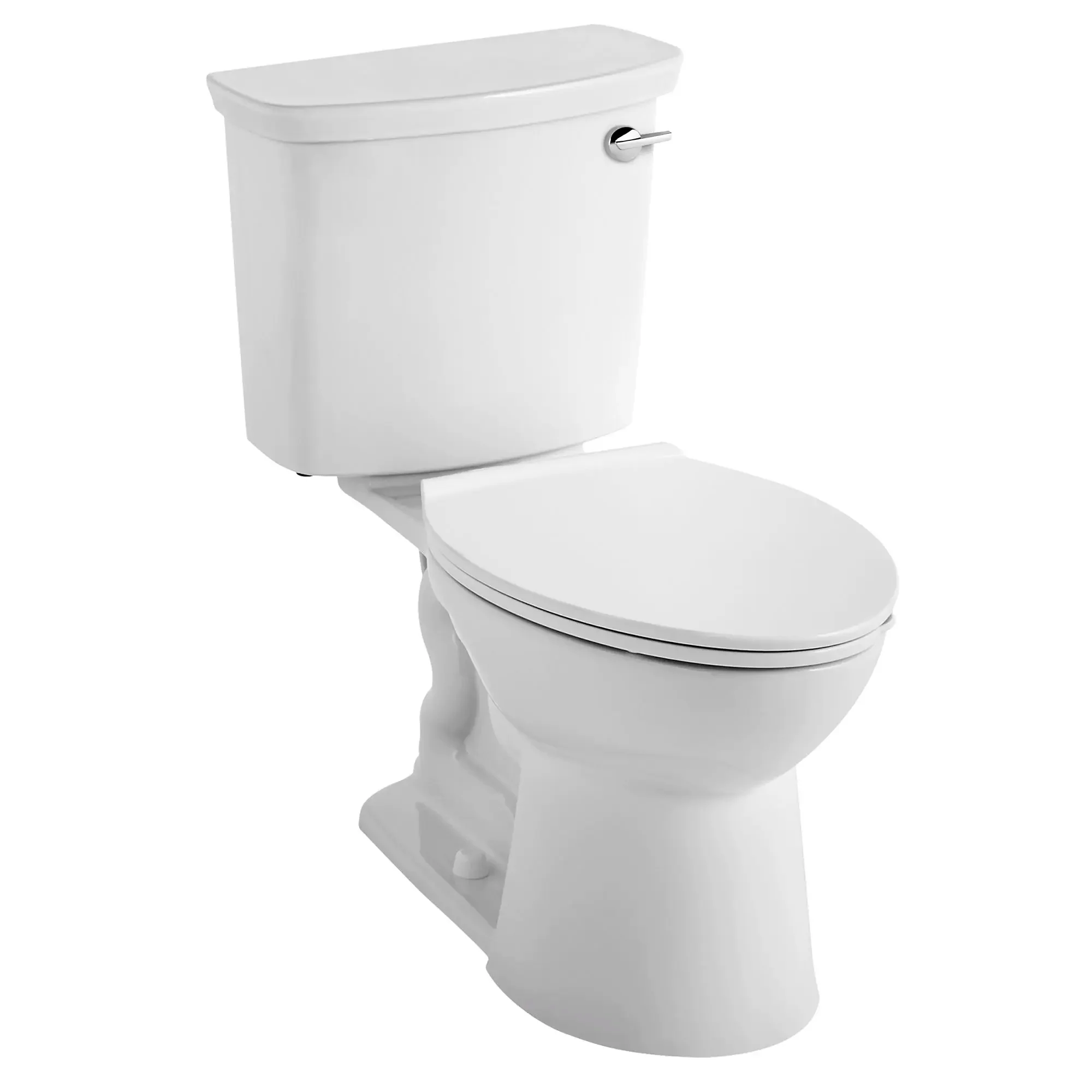VorMax® Two-Piece 1.0 gpf/3.8 Lpf Chair Height Right-Hand Trip Lever Elongated Toilet Less Seat - Image 4