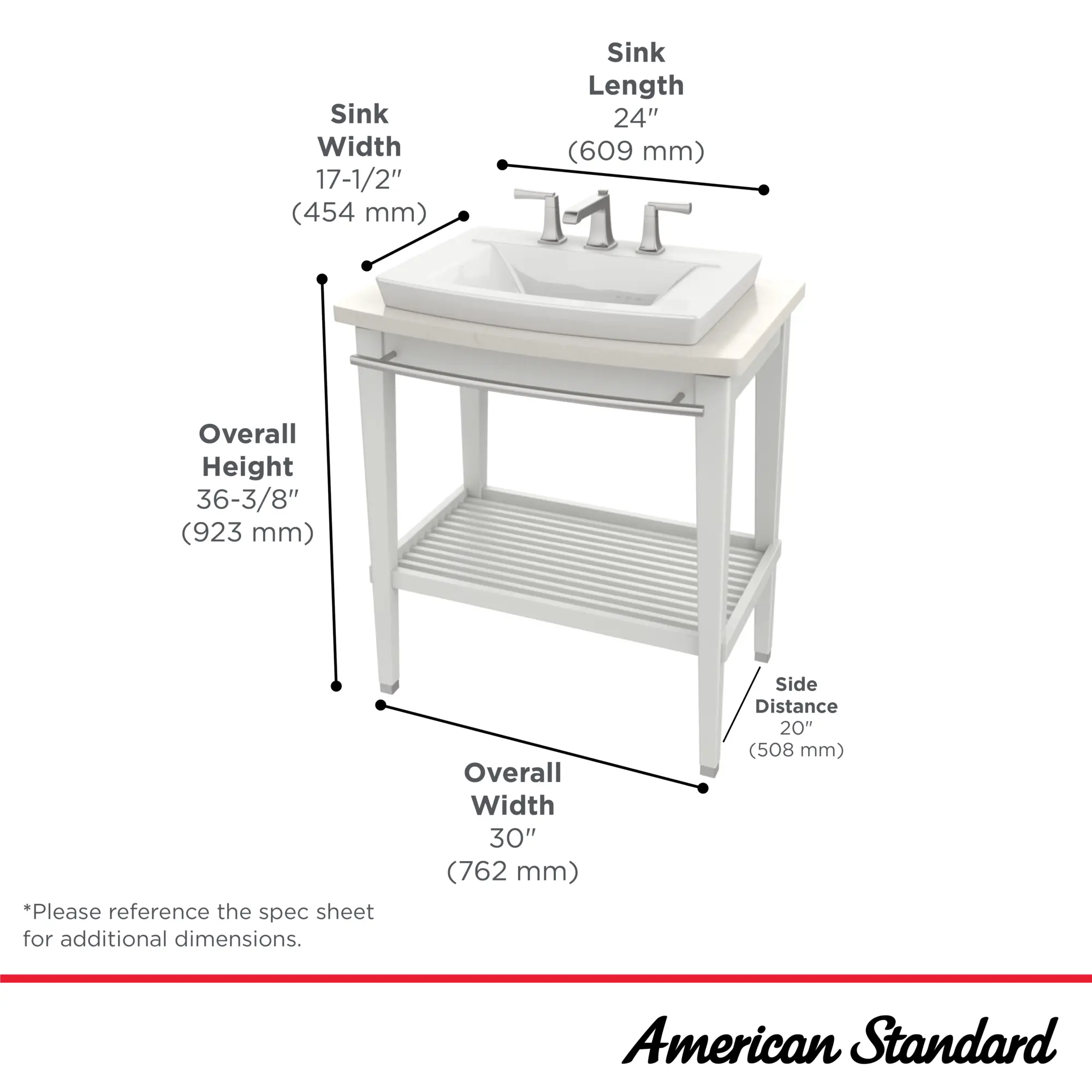 Washstand for American Standard® Townsend® Sinks - Image 10