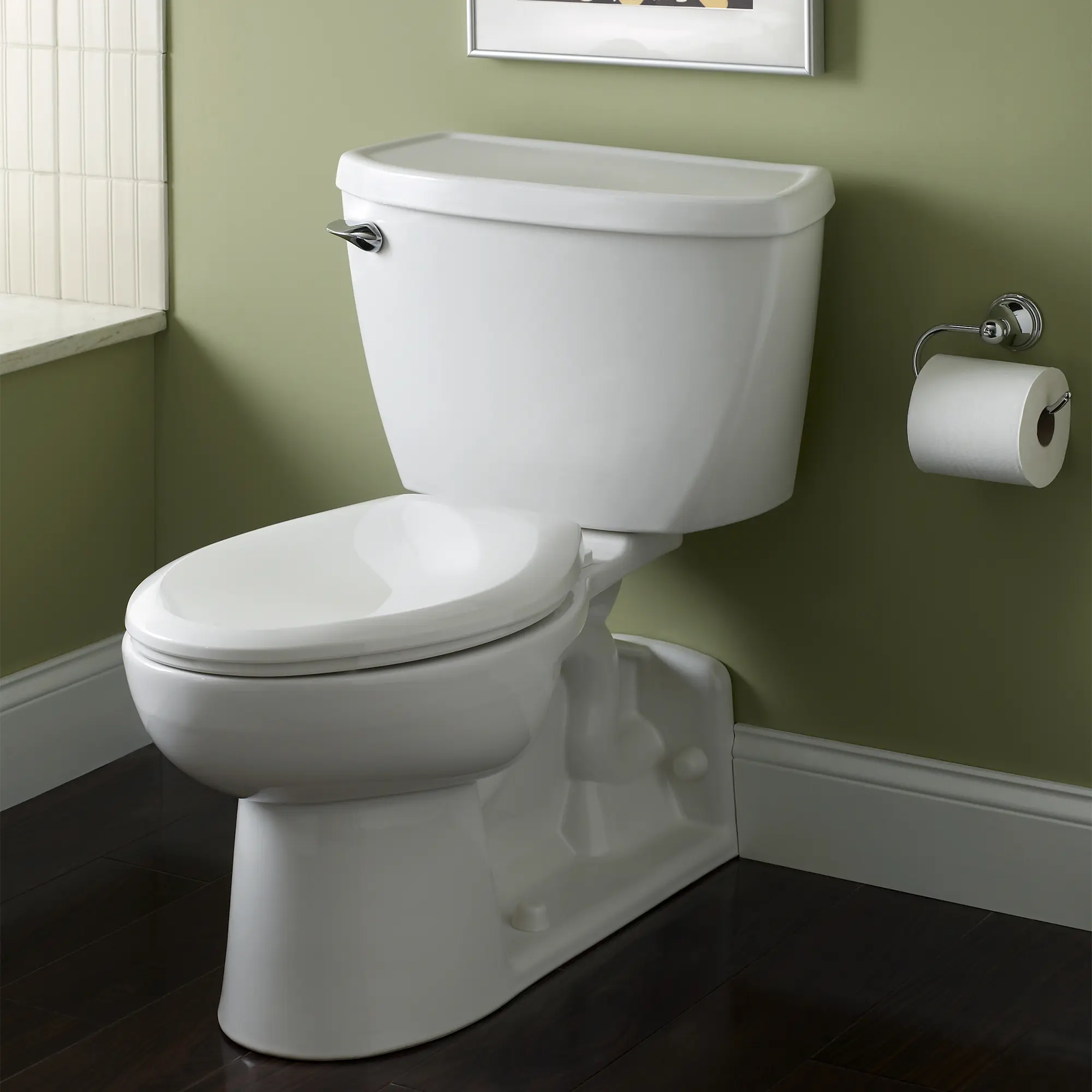 Yorkville® Two-Piece Pressure Assist 1.6 gpf/6.0 Lpf Back Outlet Elongated EverClean® Toilet - Image 7