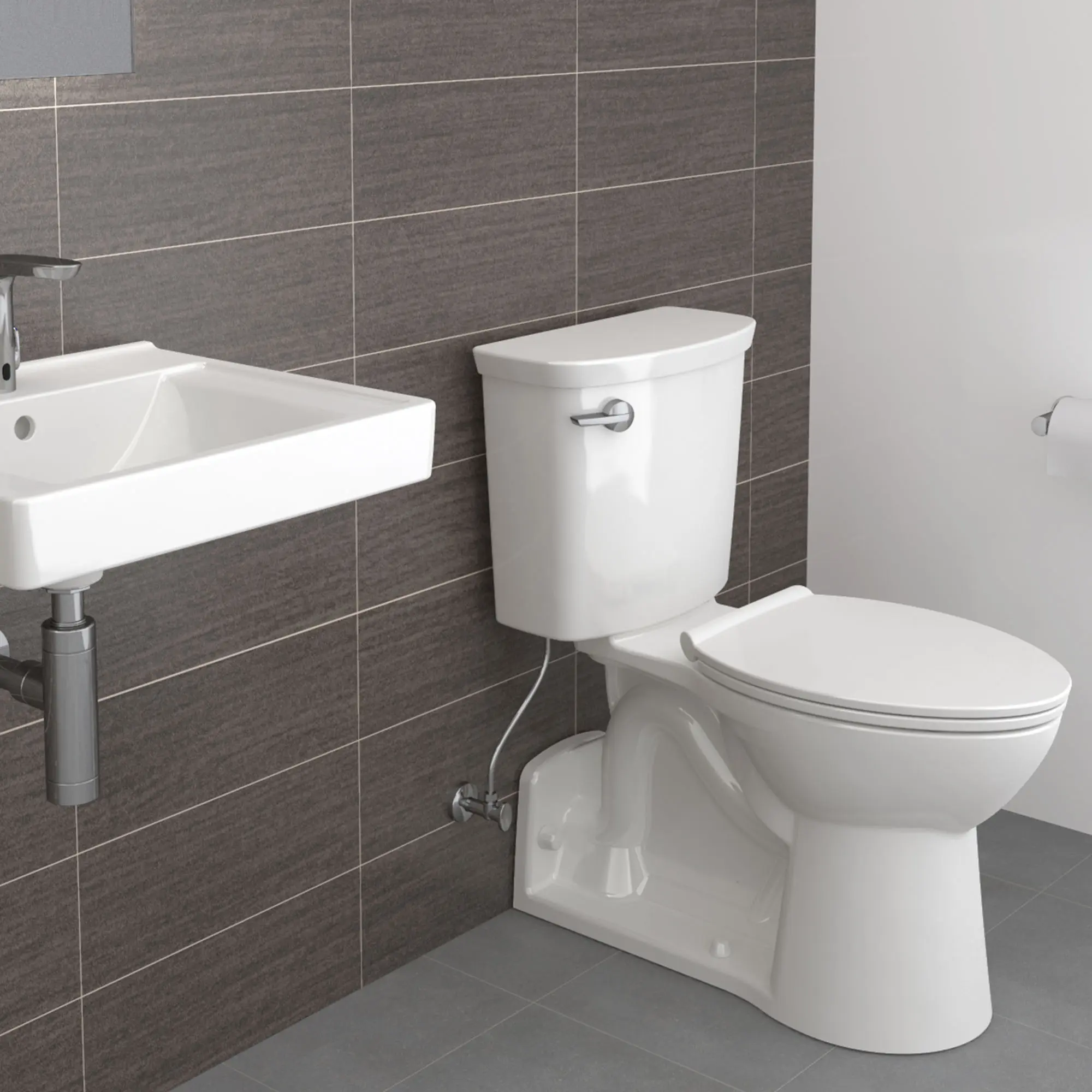Yorkville® VorMax® Two-Piece 1.28 gpf/4.8 Lpf Chair Height Back Outlet Elongated EverClean® Toilet - Image 8