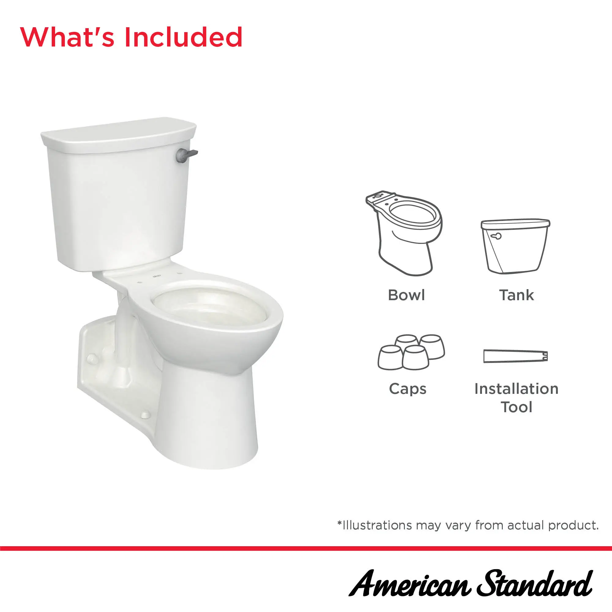 Yorkville® VorMax® Two-Piece 1.28 gpf/4.8 Lpf Right-Hand Trip Lever Chair Height Back Outlet Elongated EverClean® Toilet - Image 9